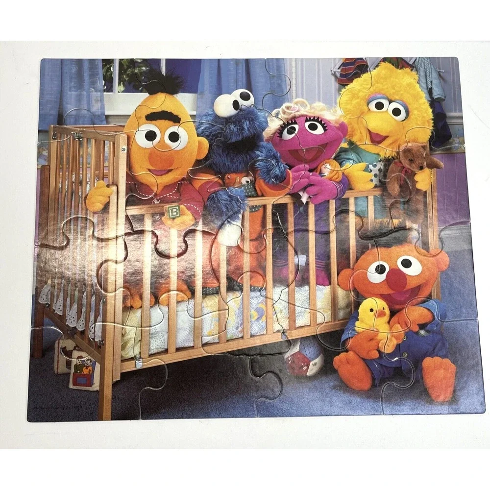 Vintage Sesame Street Babies 20 piece puzzle Milton Bradley MB 1992